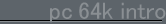 pc 64k intro